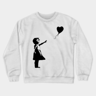 Girl with a balloon T-Shirt Crewneck Sweatshirt